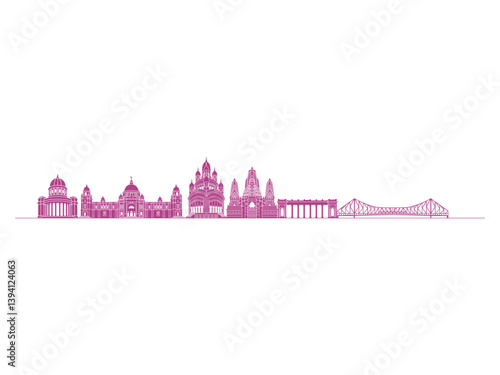 Kolkata skyline