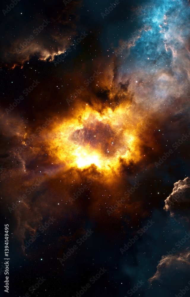 Obraz premium space background with stars