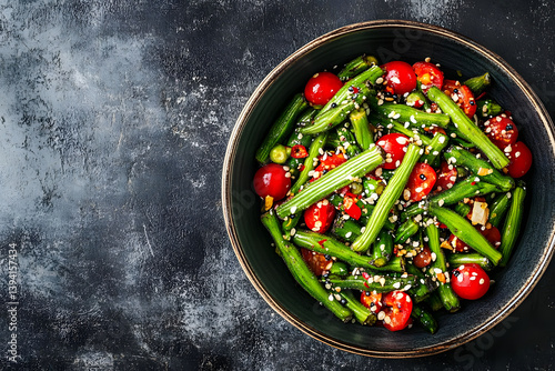 Green Beans & Tomatoes Salad Recipe