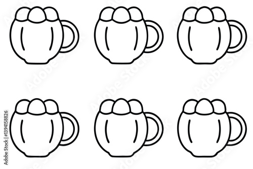 Punch Line Art Illustration Creative Design for Graphic Artwork  