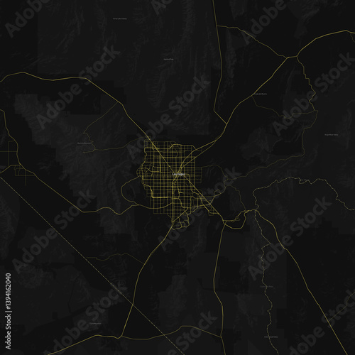 Photography Las Vegas, Nevada, United States Road Map