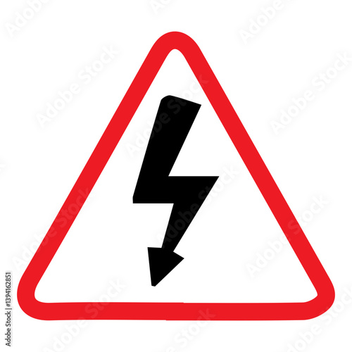 high voltage warning symbol triangle