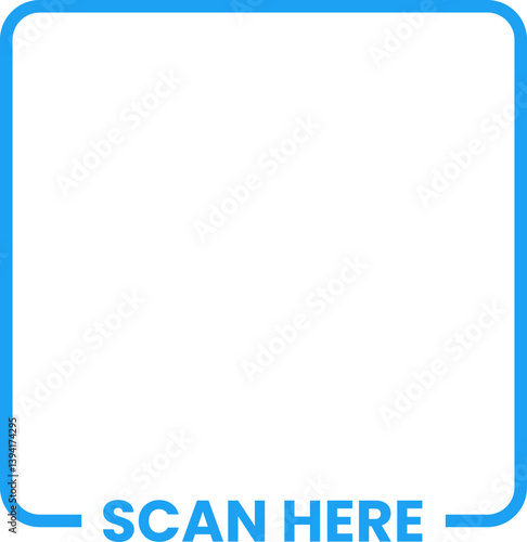 Blue scan here frame 