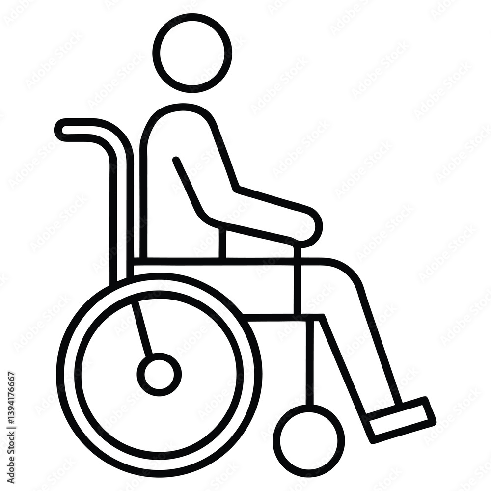 disabled person in wheelchair