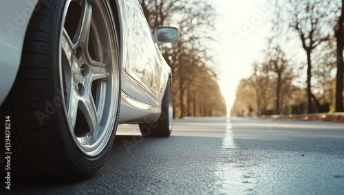 Wallpaper Mural car wheel and tire Torontodigital.ca