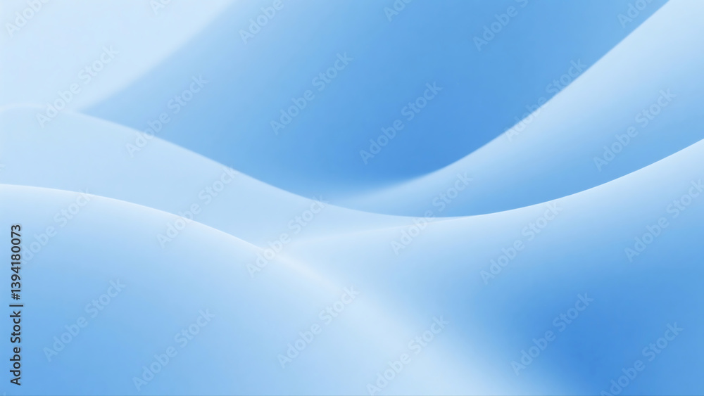 Fototapeta premium Abstract blue gradient minimalist background with geometric shapes and modern tech design elements for corporate branding, digital interface, futuristic concept, creative art projects.