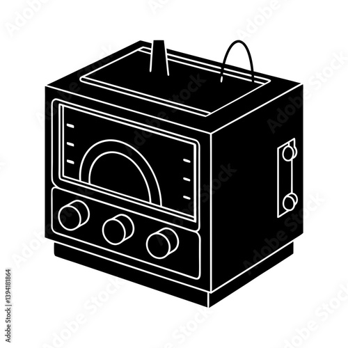 Impedance Analyzer silhouette vector