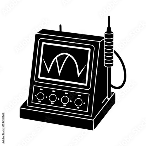 Impedance Analyzer silhouette vector