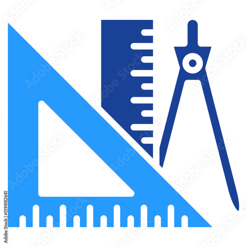 Ruler Icon Single Vector Collection 