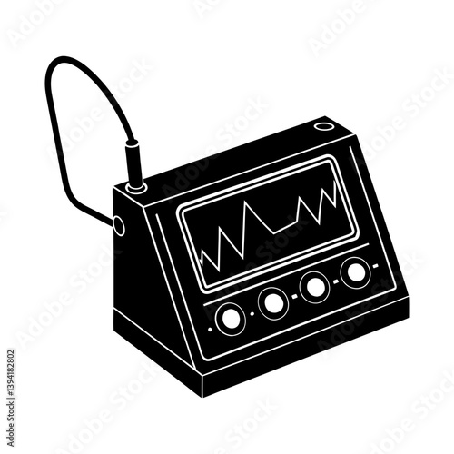 Impedance Analyzer silhouette vector