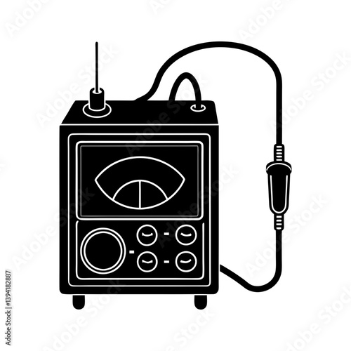 Impedance Analyzer silhouette vector