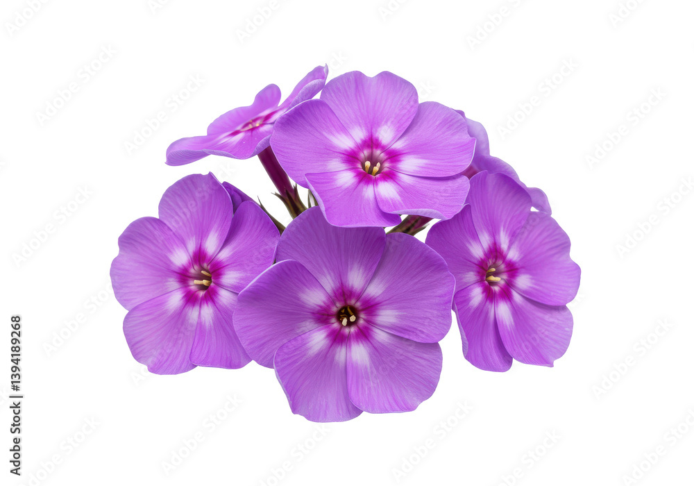 Obraz premium Vibrant purple flowers arranged beautifully, showcasing nature's elegance