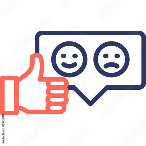 Feedback line color icon