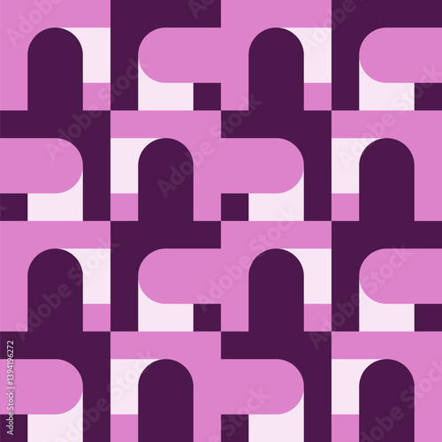 Abstract geometric seamless...