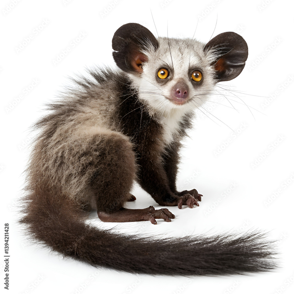 Obraz premium ferret on white background