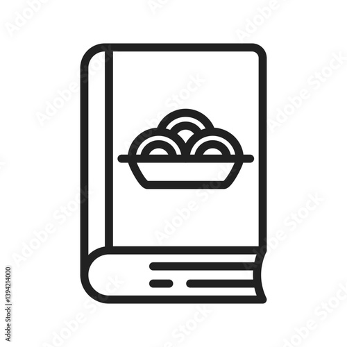 Italian Recipes icon vector image. Suitable for mobile apps, web apps and print media.