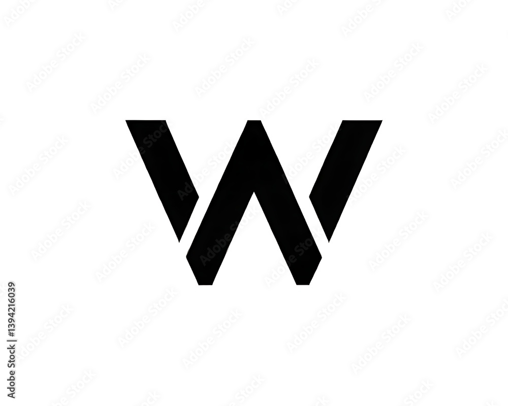 Obraz premium Letter w