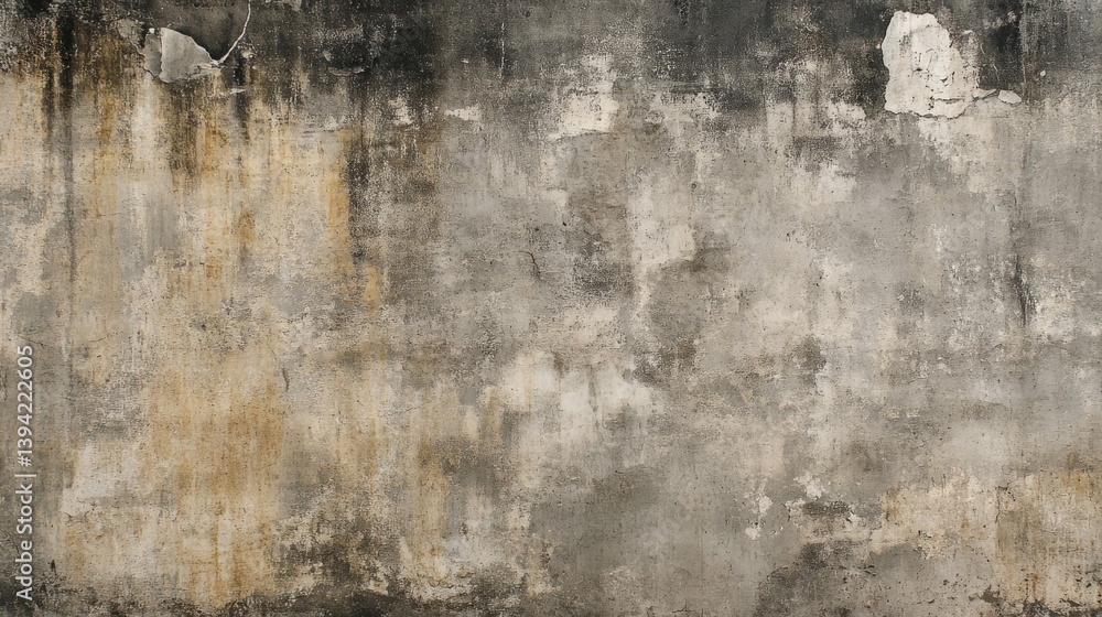Fototapeta premium Grey and Brown Grunge Wall Texture Background