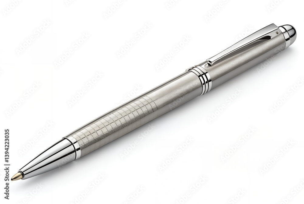 Minimalist ballpoint pen on isolated background Minimalist ballpoint pen on isolated background