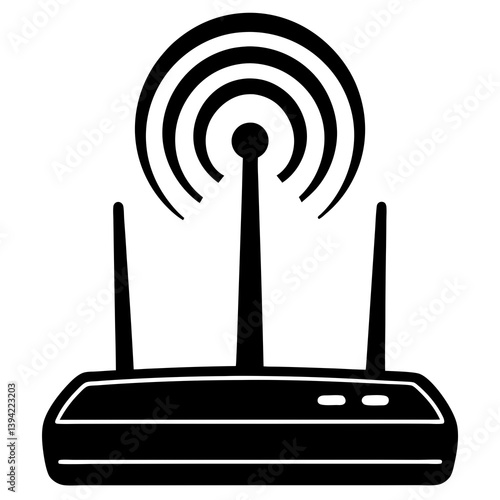Wireless Access Point  Premium modern thin line  Icon Image, Stock Photo, and Vector 