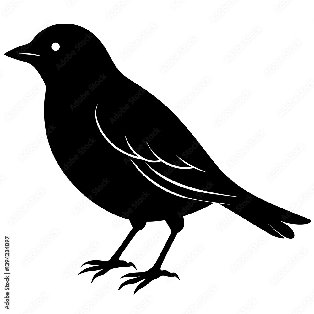 Bird Vector Silhouette | Flying and Nature Clipart Bird Vector Silhouette | Flying and Nature Clipart