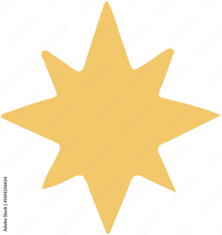 Fototapeta premium stars doodle icon