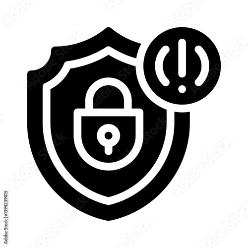 breach glyph icon