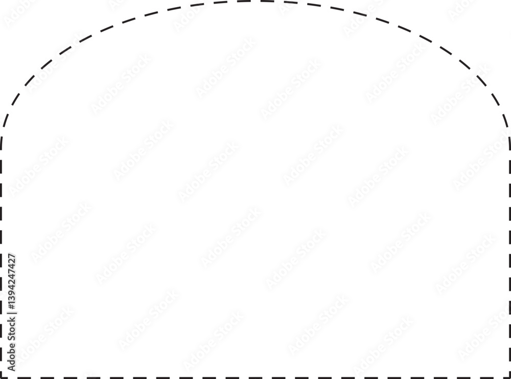 arch tracing shape outline