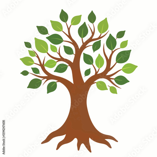 Stylized ancestral tree symbolizing heritage and continuity