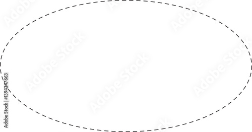 ovel tracing shape outline