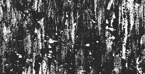 Obraz na płótnie Grunge texture pattern frame. Black design border. Old paper vector illustration. w salonie