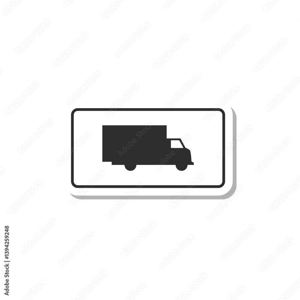 標識のステッカー単品イラスト 車両の種類 標識のステッカー単品イラスト 車両の種類