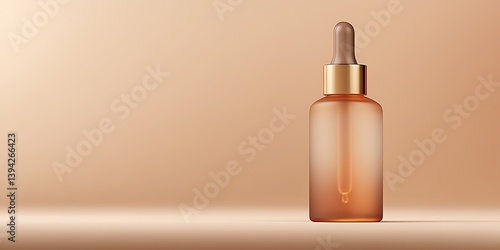 A luxurious beauty serum bo...