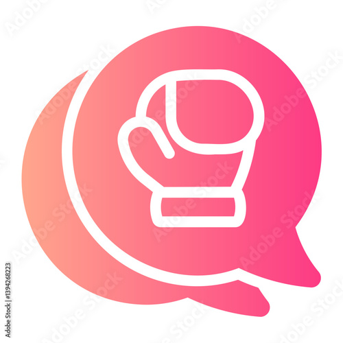 Chat gradient icon