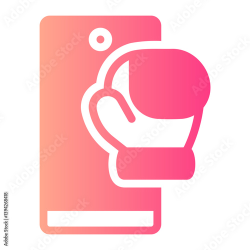 Smartphone gradient icon