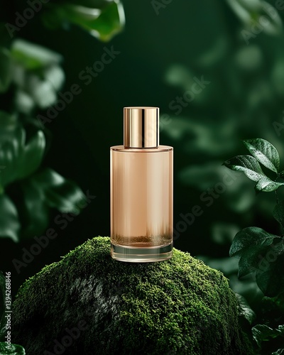 A luxurious fragrance bottl...