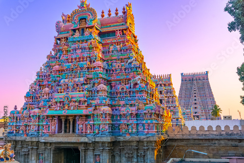 Sri Ranganatha Swamy temple is located in Srirangam, Tiruchirapalli, Tamil Nadu, South India. This Hindu temple dedicated to Ranganatha (a form of Vishnu) & his consort Ranganayaki (a form of Lakshmi.
