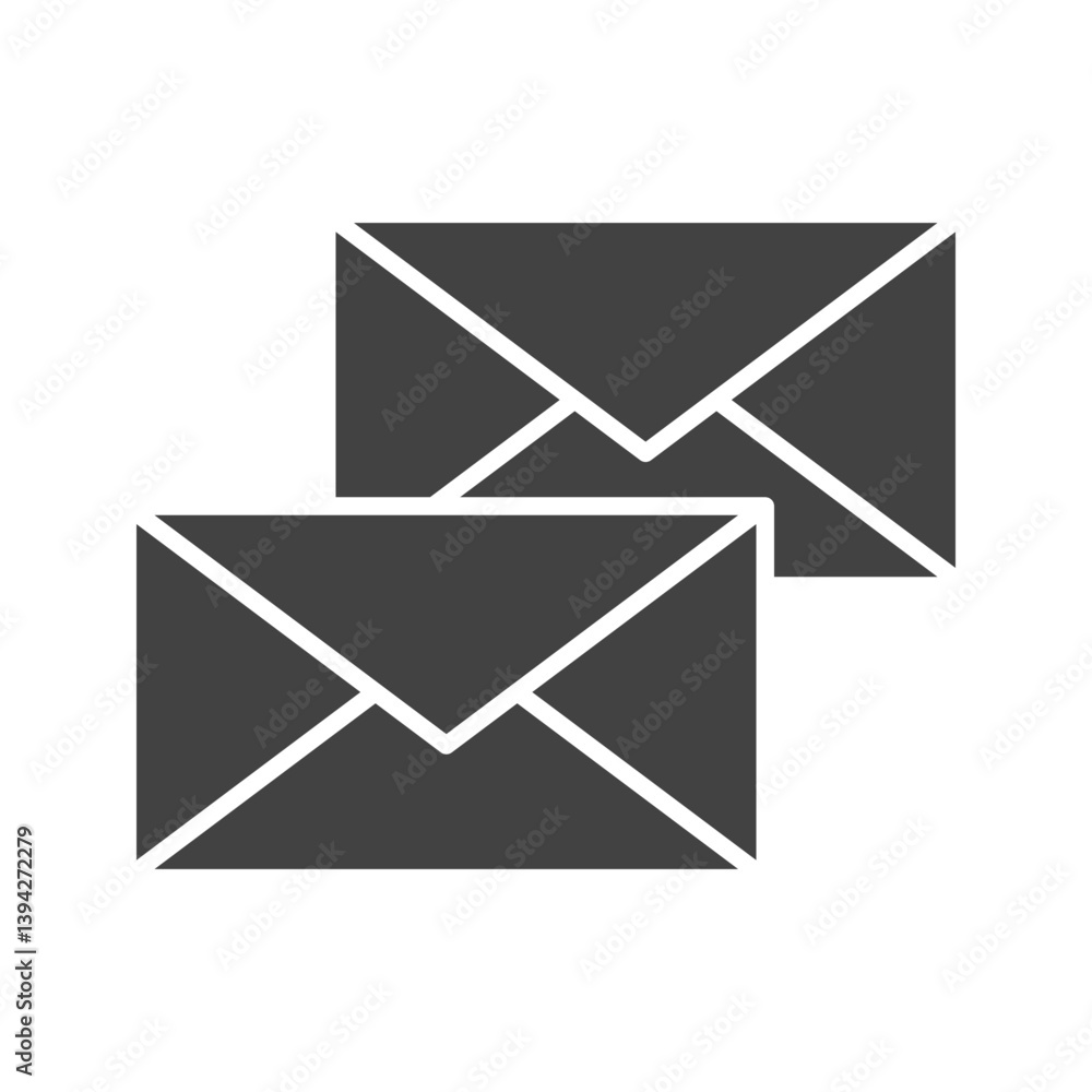 Messages icon vector image. Suitable for mobile apps, web apps and print media. Messages icon vector image. Suitable for mobile apps, web apps and print media.