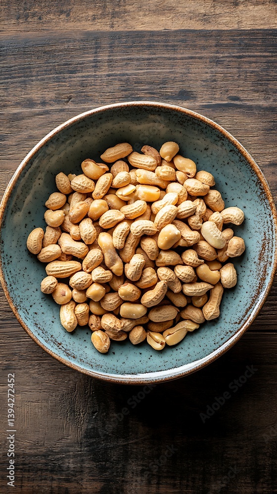Nuts in Bowl on Wood Nuts in Bowl on Wood