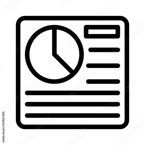 election results line icon