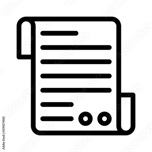constitution line icon