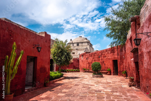 Photos Santa Catalina Monastery Courtyard in Arequipa, Peru