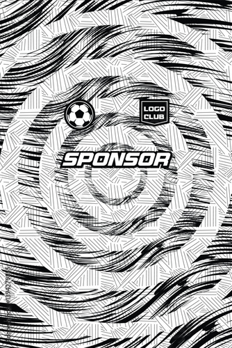 black circle line texture pattern for sublimation jersey design