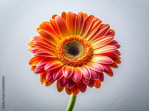 Stunning Closeup of a Vibrant Gerber Daisy A Detailed Floral Image for Design Inspiration