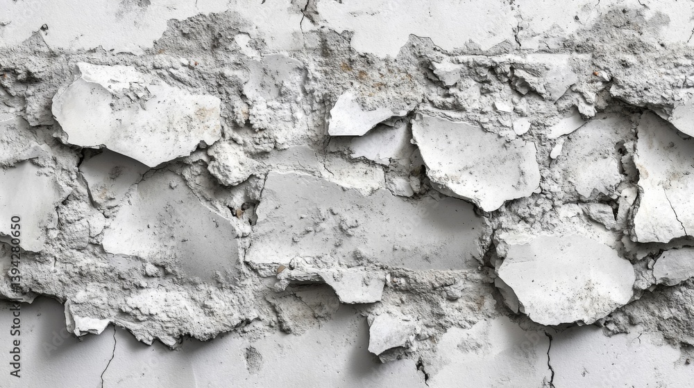 Fototapeta premium Gray and White Weathered Concrete Wall Texture