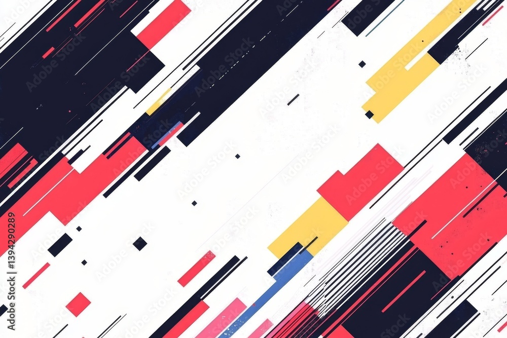 Fototapeta premium Abstract Geometric Shapes Design