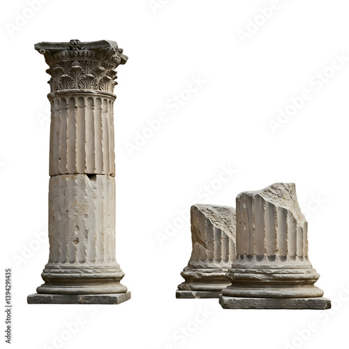 Ancient Roman Columns: Ruins & Architecture