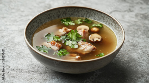 Wallpaper Mural Chinese Spare Ribs Soup in a bowl. Chinese style soup with day spare rib.
 Torontodigital.ca