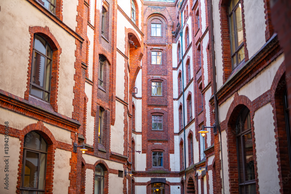 Fototapeta premium Old building in Speicherstadt
