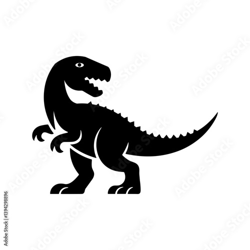 tyrannosaurus dinosaur vector illustration